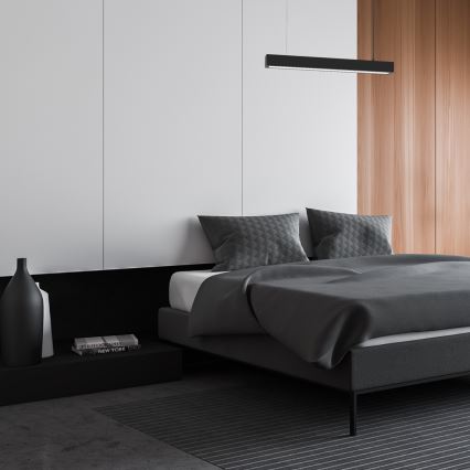 Lámpara colgante LUNGO T8 1xG13/9W/230V negro