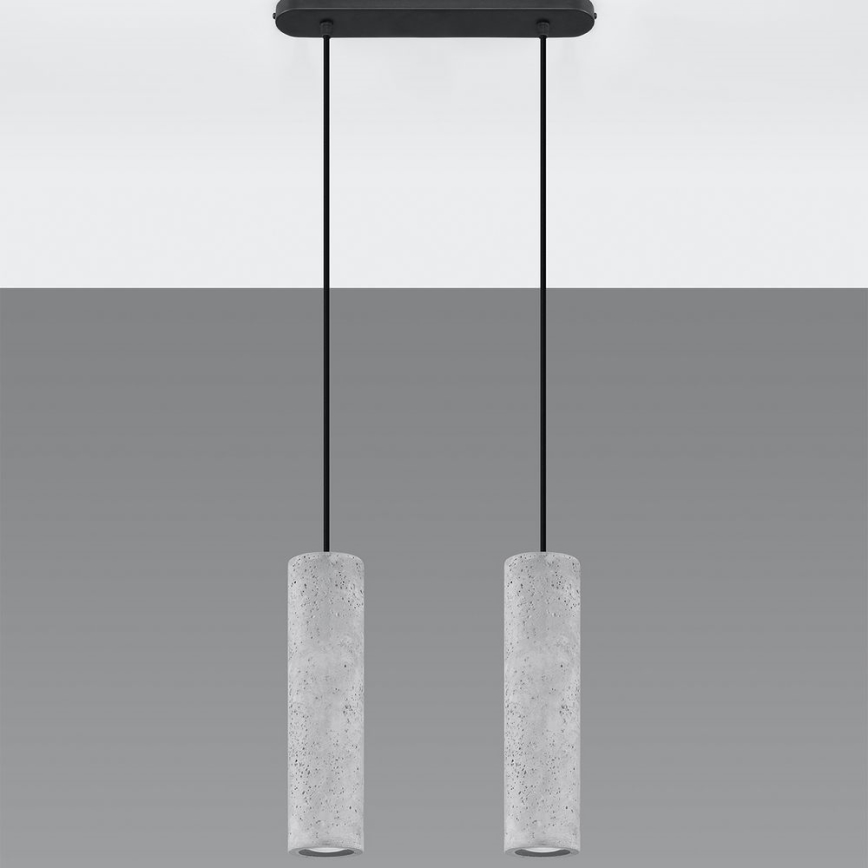 Lámpara colgante LUVO 2xGU10/40W/230V