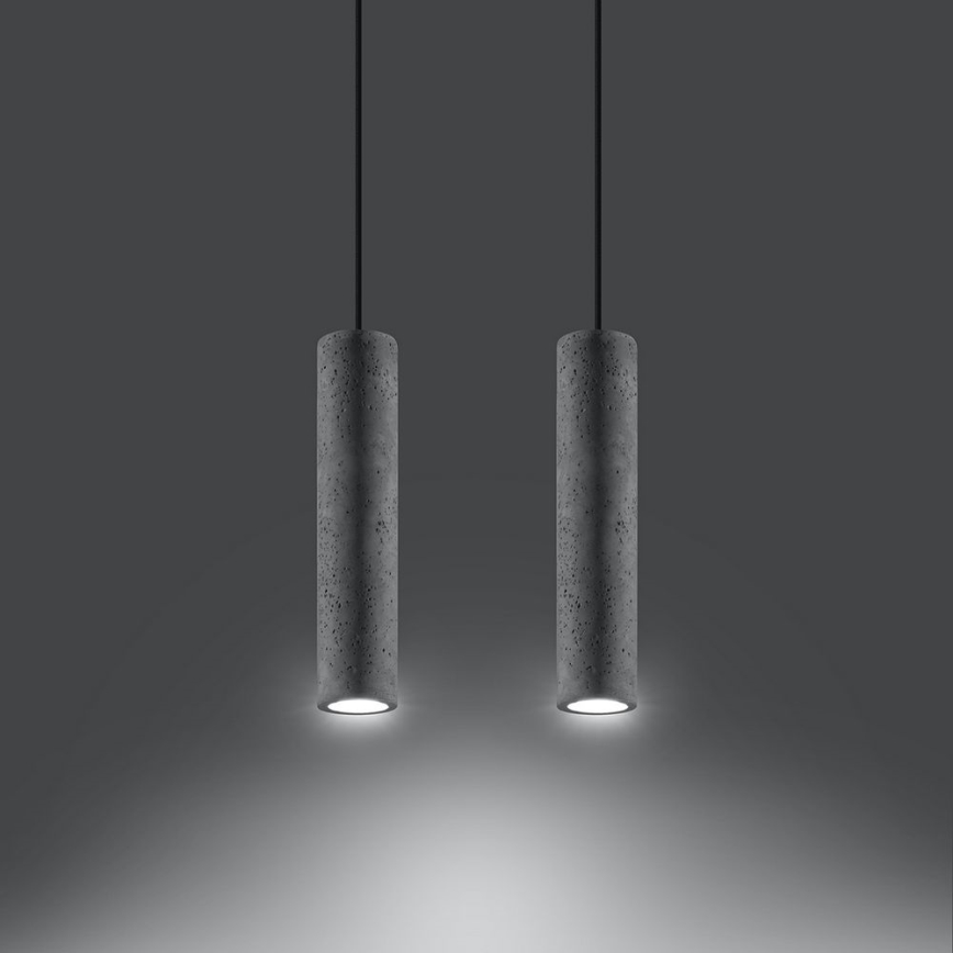 Lámpara colgante LUVO 2xGU10/40W/230V