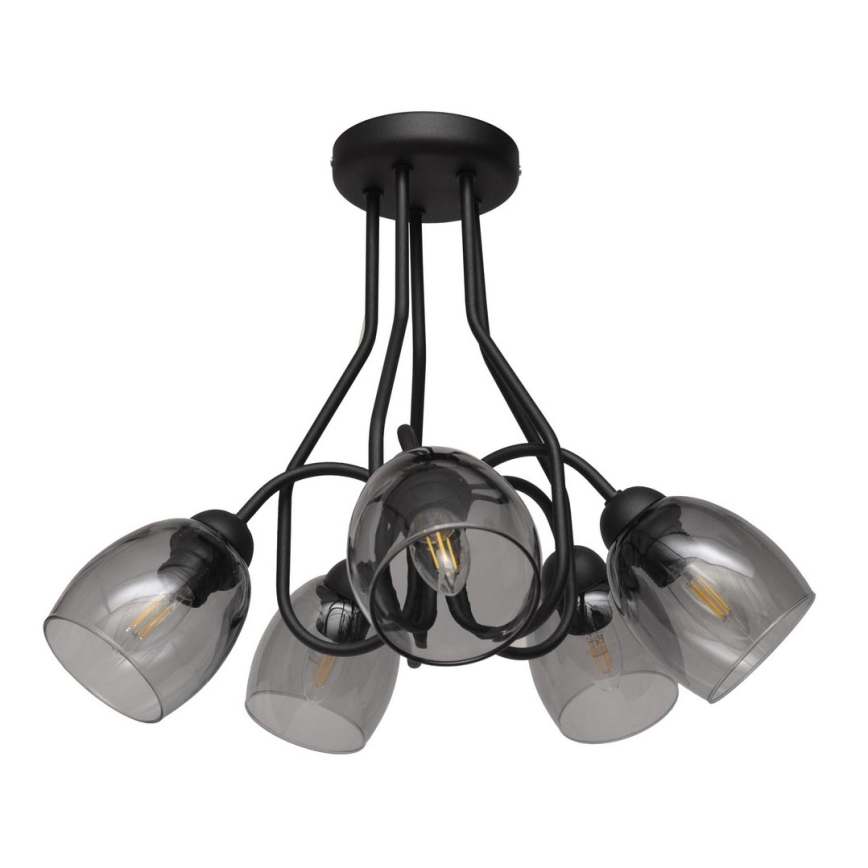 Lámpara colgante MARIETTA 5xE27/15W/230V