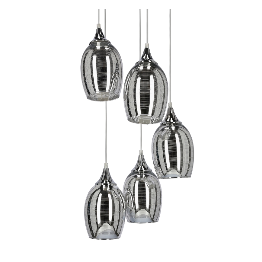 Lámpara colgante MARINA 5xE27/60W/230V
