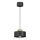 Lámpara colgante MARTI 1xE27/15W/230V negro/dorado