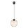 Lámpara colgante MATT 1xE27/60W/230V negro/cobre
