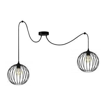 Lámpara colgante MATT 2xE27/60W/230V araña