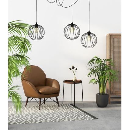 Lámpara colgante MATT 3xE27/60W/230V araña