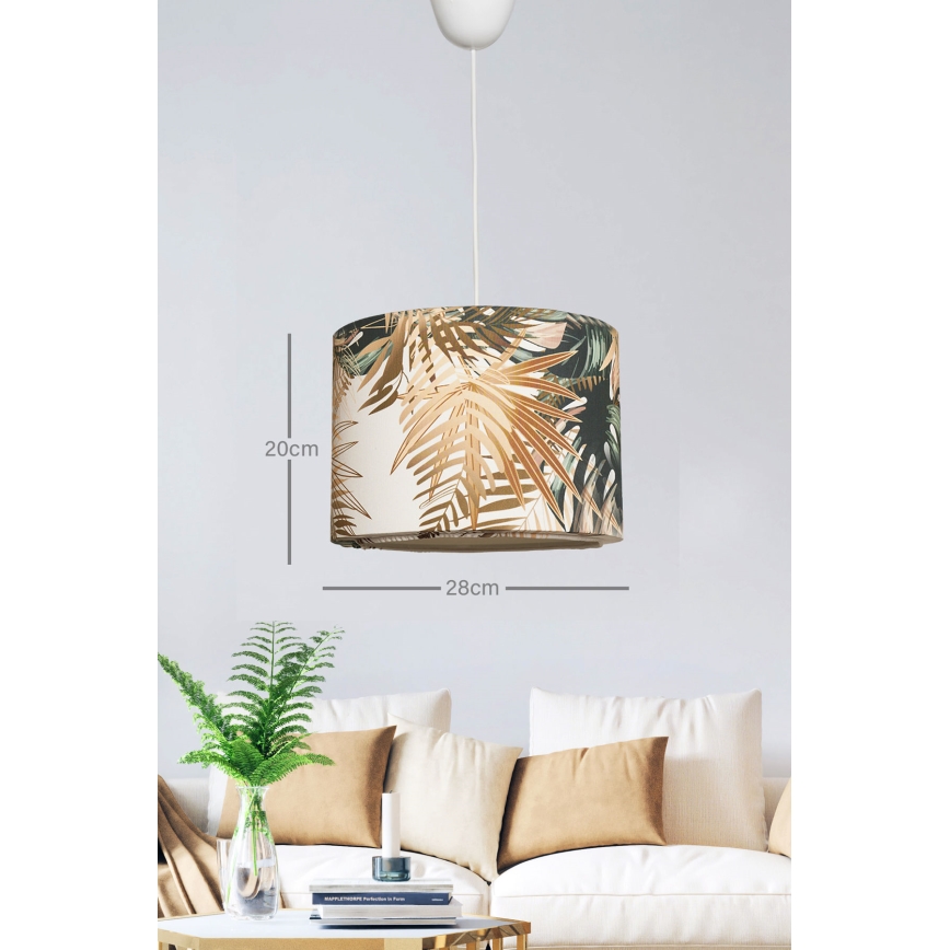 Lámpara colgante MEILLE 1xE27/60W/230V