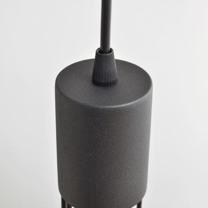 Lámpara colgante MELODY 3xE27/15W/230V negro