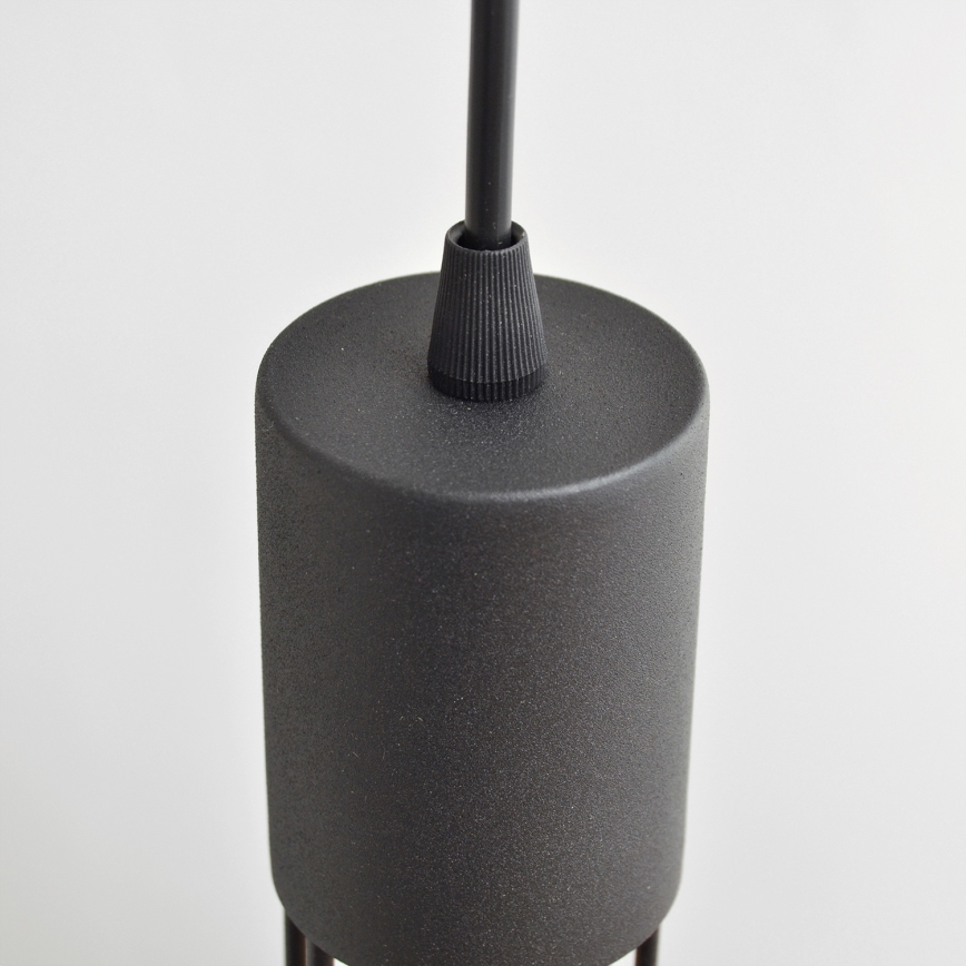 Lámpara colgante MELODY 3xE27/15W/230V negro