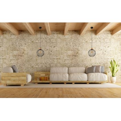 Lámpara colgante MERCURE 1xE27/15W/230V