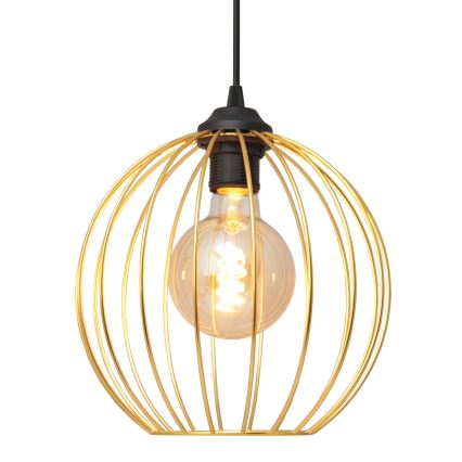 Lámpara colgante MERCURE 2xE27/15W/230V dorado/negro