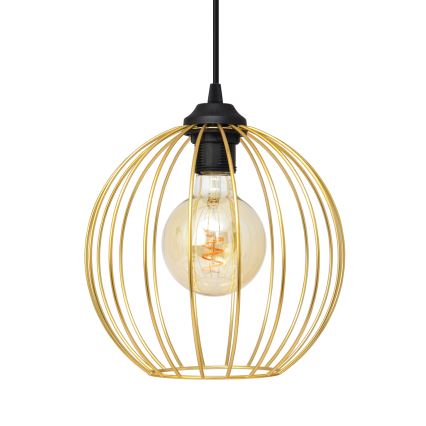 Lámpara colgante MERCURE 2xE27/15W/230V dorado/negro