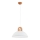 Lámpara colgante MIGOT 1xE27/15W/230V beige/dorado