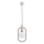 Lámpara colgante MIKI 1xE14/10W/230V negro/beige