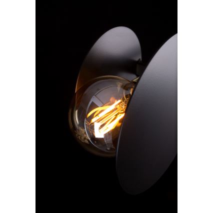 Lámpara colgante MINERVA 2xE27/15W + 2xE14/10W/230V negro