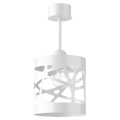 Lámpara colgante MODUL FREZ 1xE27/60W/230V diá. 17,5 cm blanco