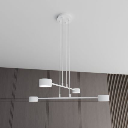 Lámpara colgante MODUS 4xGX53/10W/230V blanco