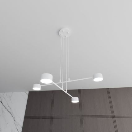 Lámpara colgante MODUS 4xGX53/10W/230V blanco