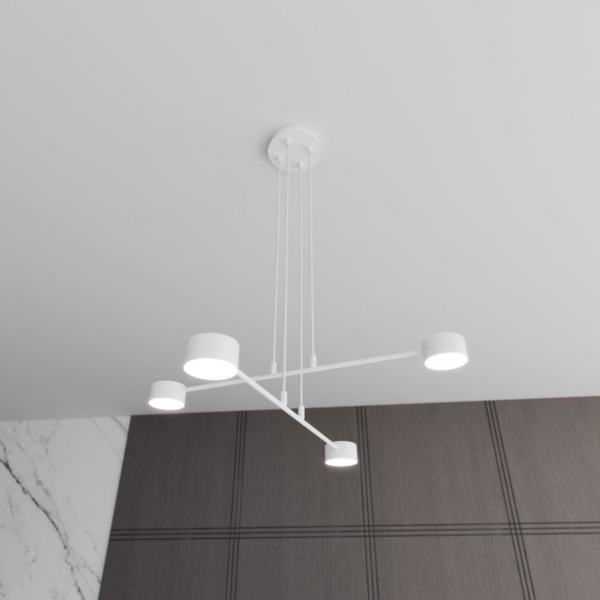 Lámpara colgante MODUS 4xGX53/10W/230V blanco