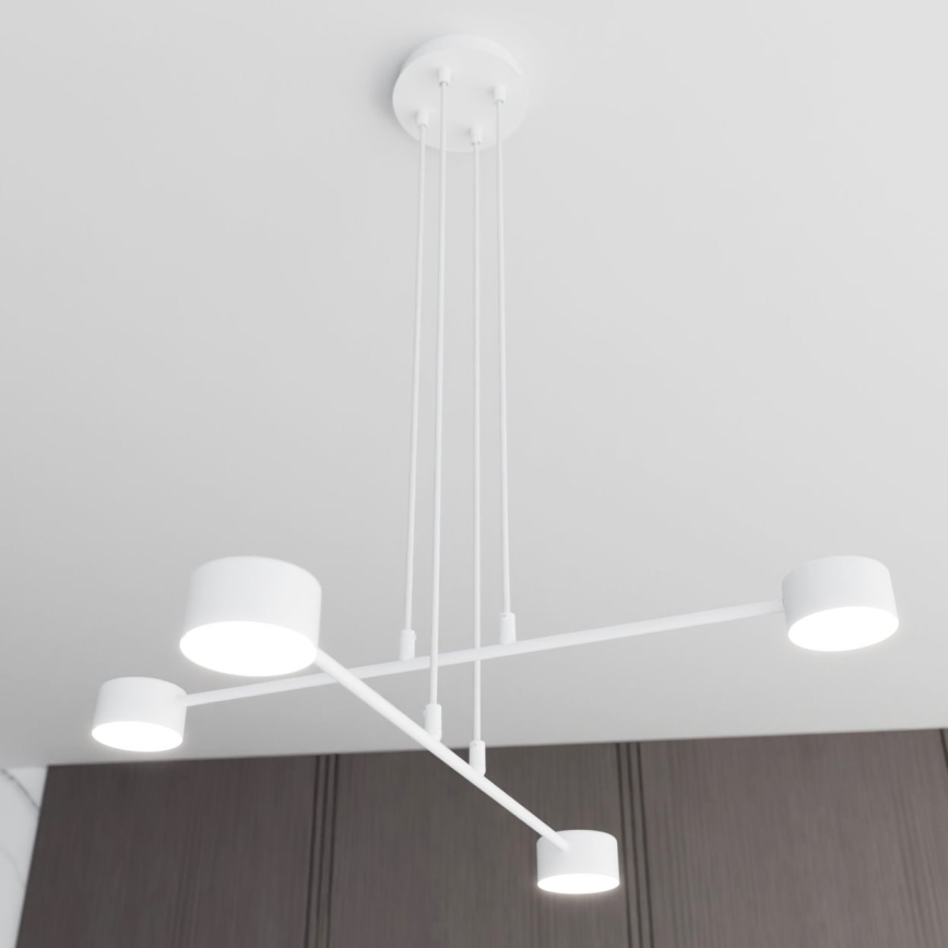 Lámpara colgante MODUS 4xGX53/10W/230V blanco