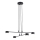 Lámpara colgante MODUS 4xGX53/12W/230V negro