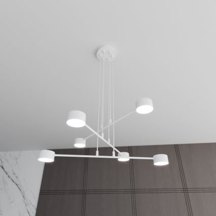 Lámpara colgante MODUS 6xGX53/10W/230V blanco