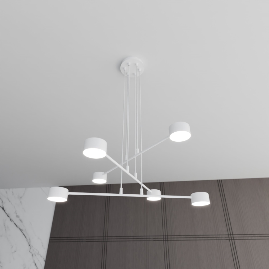 Lámpara colgante MODUS 6xGX53/10W/230V blanco