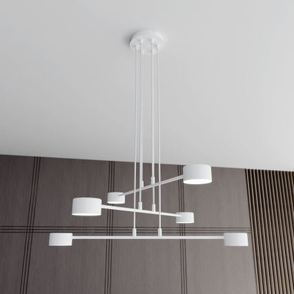 Lámpara colgante MODUS 6xGX53/10W/230V blanco