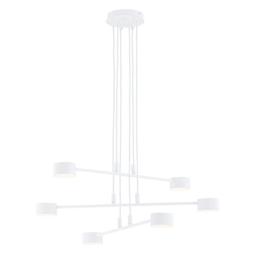 Lámpara colgante MODUS 6xGX53/10W/230V blanco