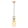 Lámpara colgante MOLLY 1xE14/40W/230V diá. 12 cm dorado/naranja/verde