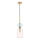 Lámpara colgante MOLLY 1xE14/40W/230V diá. 12 cm dorado/rosa/azul