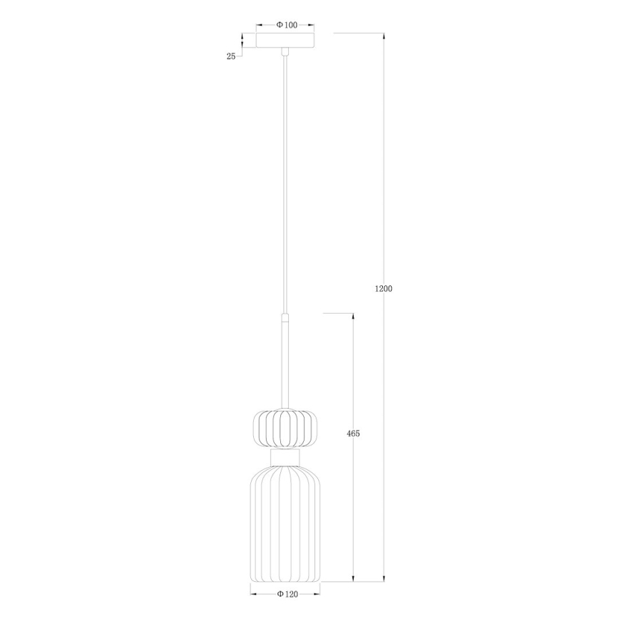 Lámpara colgante MOLLY 1xE14/40W/230V diá. 12 cm dorado/rosa/azul