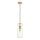 Lámpara colgante MOLLY 1xE14/40W/230V diá. 12 cm dorado/verde/rosa