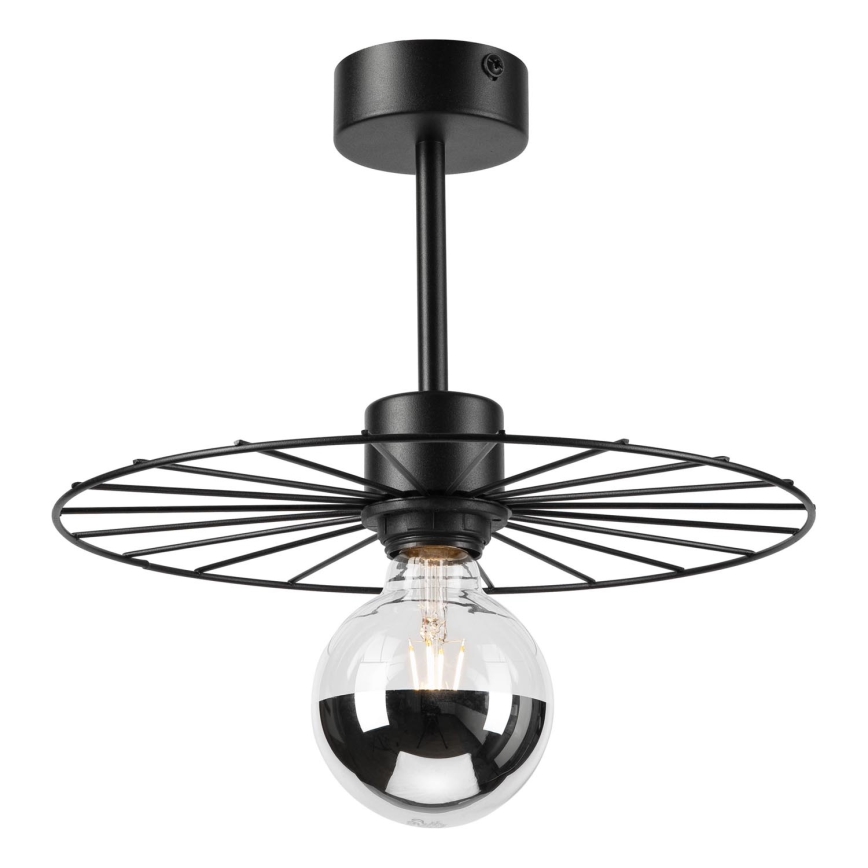 Lámpara colgante MONTANA 1xE27/15W/230V diá. 30 cm negro