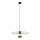 Lámpara colgante MONTANA 1xE27/15W/230V diá. 45 cm dorado/negro