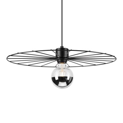 Lámpara colgante MONTANA 1xE27/15W/230V diá. 45 cm negro