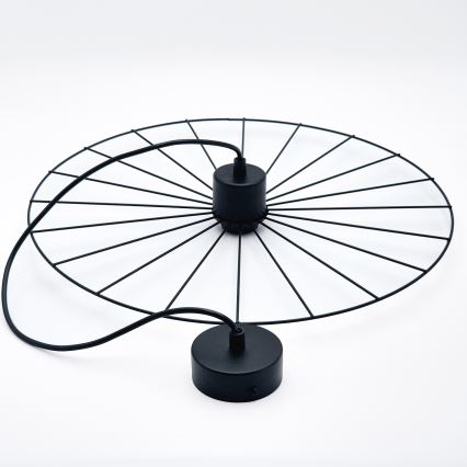 Lámpara colgante MONTANA 1xE27/15W/230V diá. 45 cm negro