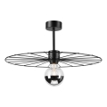 Lámpara colgante MONTANA 1xE27/15W/230V diá. 45 cm negro