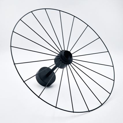 Lámpara colgante MONTANA 1xE27/15W/230V diá. 45 cm negro