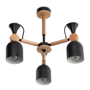 Lámpara colgante MONTE 3xE27/60W/230V