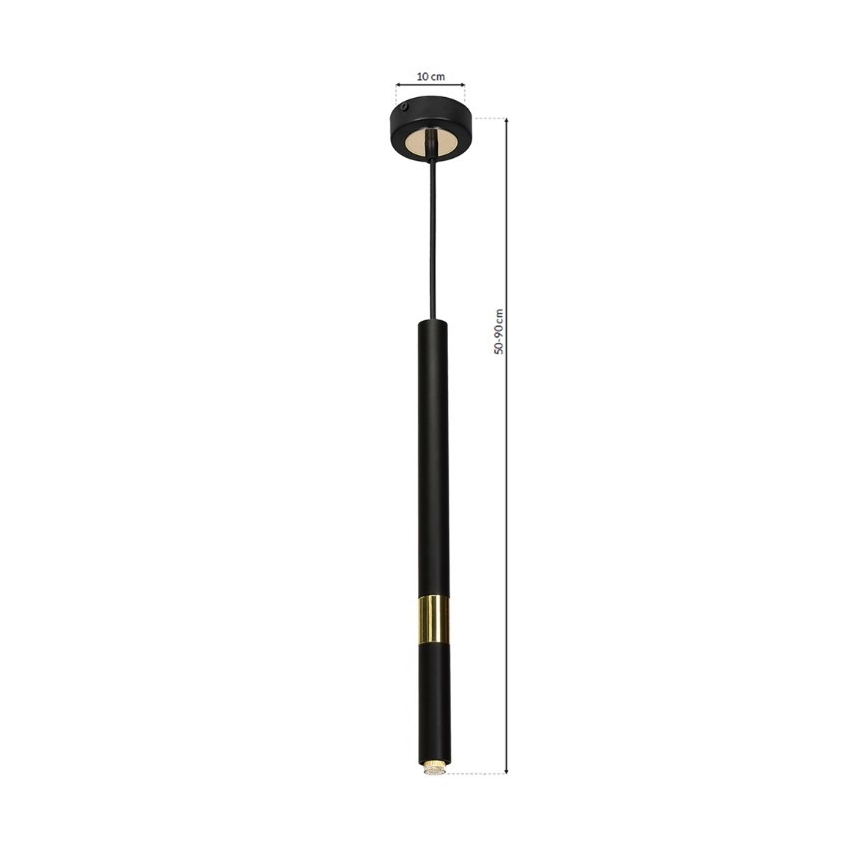 Lámpara colgante MONZA 1xG9/7W/230V
