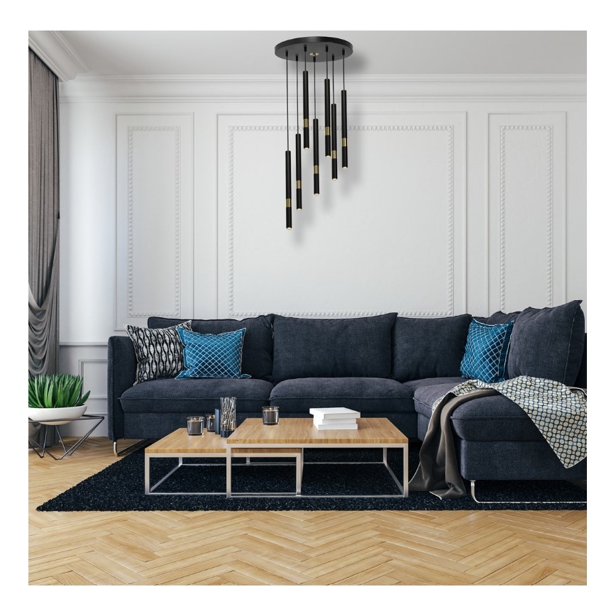 Lámpara colgante MONZA 7xG9/7W/230V
