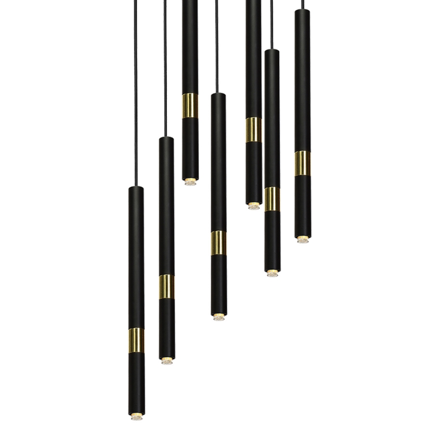 Lámpara colgante MONZA 7xG9/7W/230V