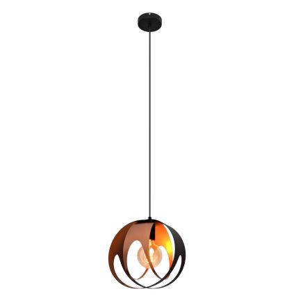 Lámpara colgante MOONLIGHT 1xE27/15W/230V negro/cobre