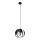 Lámpara colgante MOONLIGHT 1xE27/15W/230V negro