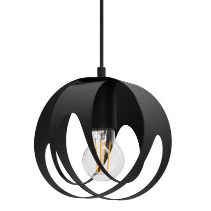 Lámpara colgante MOONLIGHT 3xE27/15W/230V negro