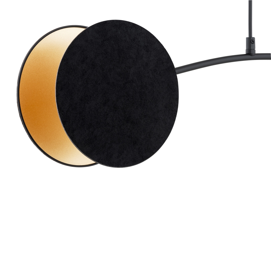 Lámpara colgante MOTIF 2xE27/15W/230V negro