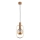 Lámpara colgante MUFI 1xE14/10W/230V dorado/beige