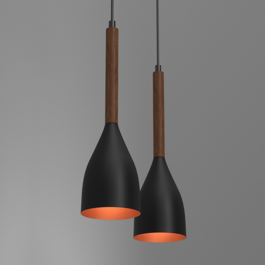 Lámpara colgante MUZA 2xE27/60W/230V