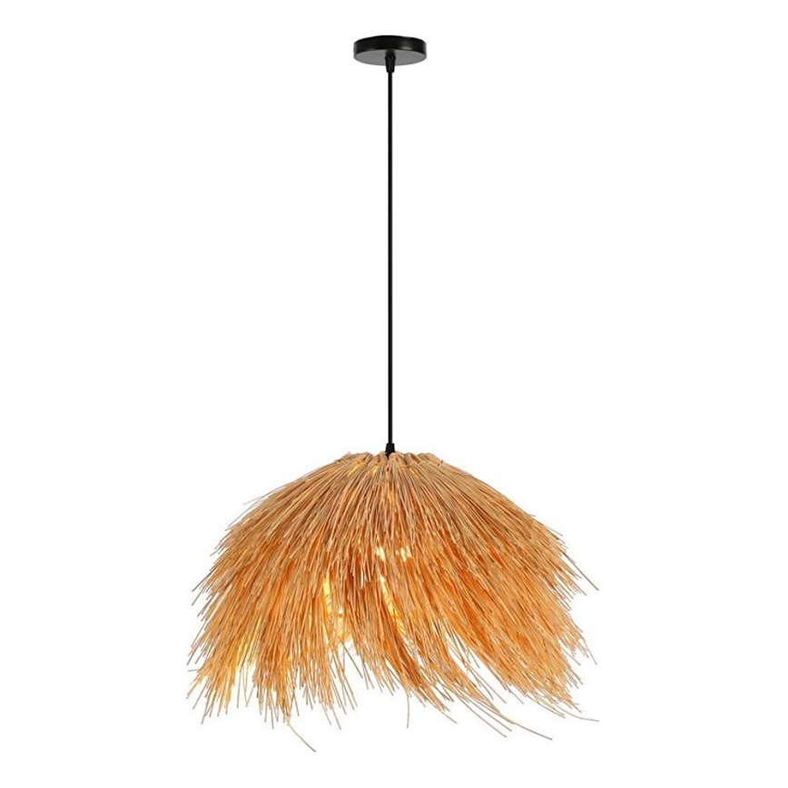 Lámpara colgante NATURALEZA 1xE27/40W/230V diá. 55 cm ratán