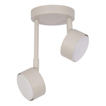 Lámpara colgante NEMO 2xGX53/12W/230V beige